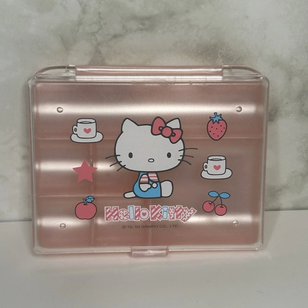 Sanrio Hello Kitty Vivitix Accessory Box Jewelry Storage‎ Case Vintage 2003 5